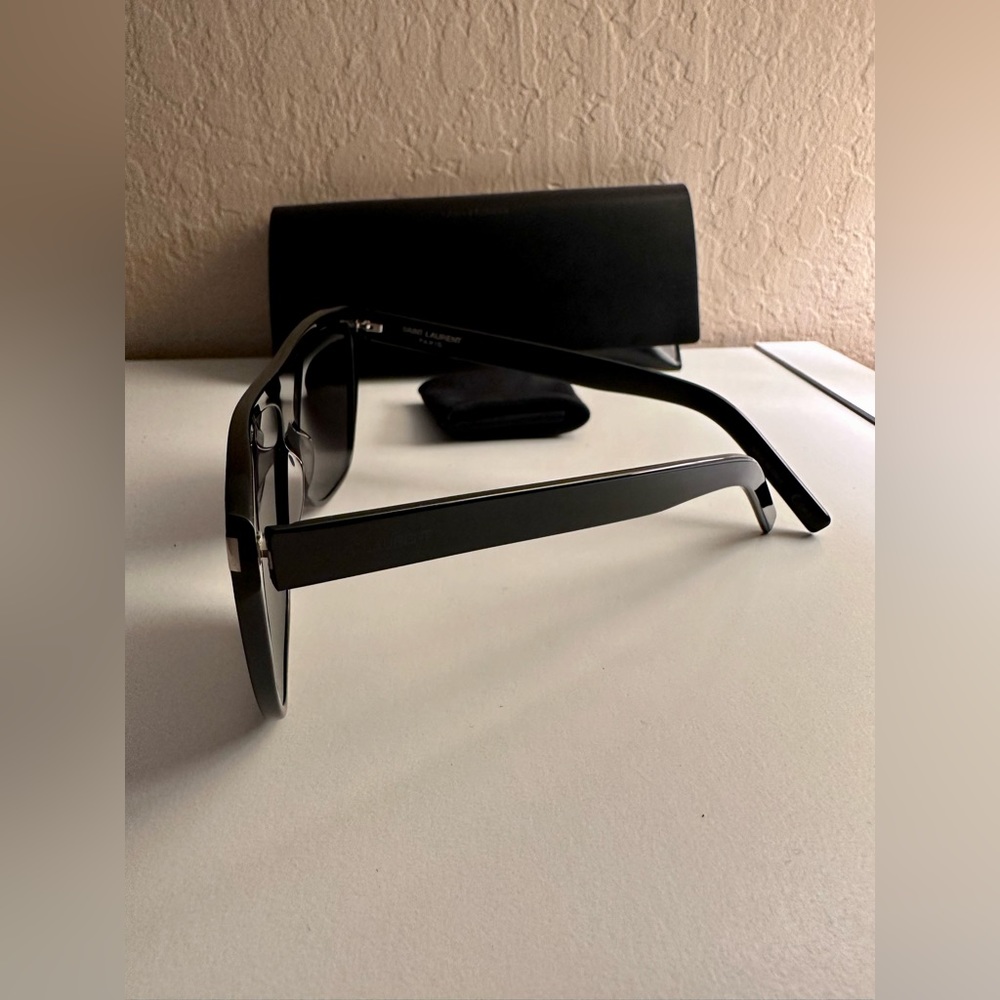 Black Saint Laurent Sunglasses - Picture 4 of 5